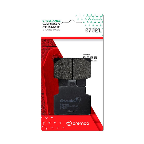 BREMBO 07021 CC Carbon Ceramic brake pad official image 1