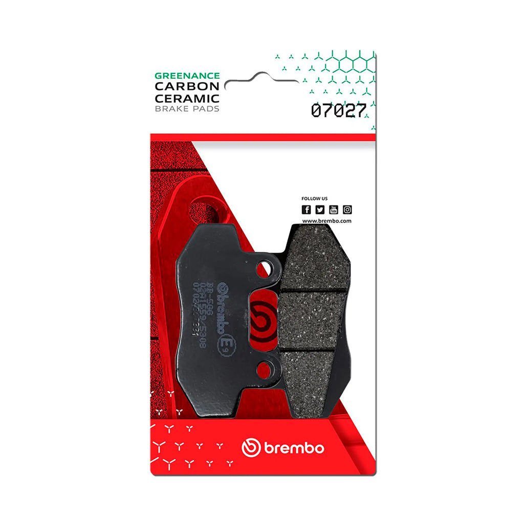 BREMBO 07027 CC Carbon Ceramic brake pad official image 1