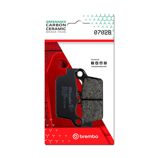 BREMBO 07028 CC Carbon Ceramic brake pad official image 1