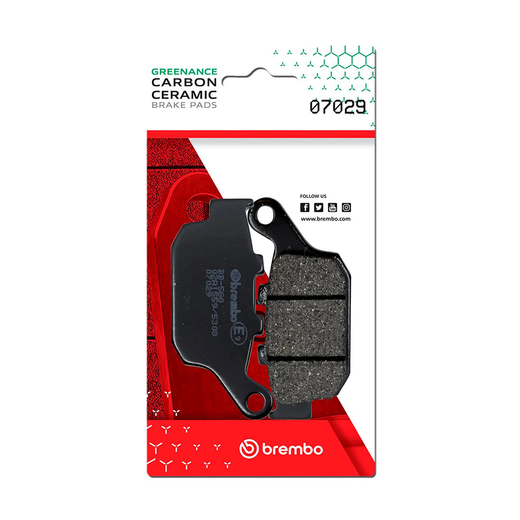 BREMBO 07029 CC Carbon Ceramic brake pad official image 1