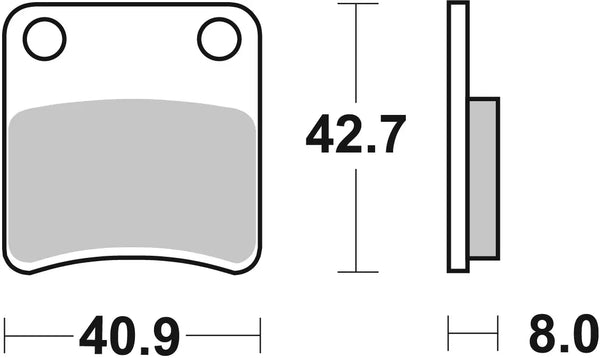 BREMBO 07032 CC Carbon Ceramic brake pad official image 3