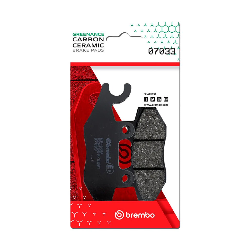 BREMBO 07033 CC Carbon Ceramic brake pad official image 1