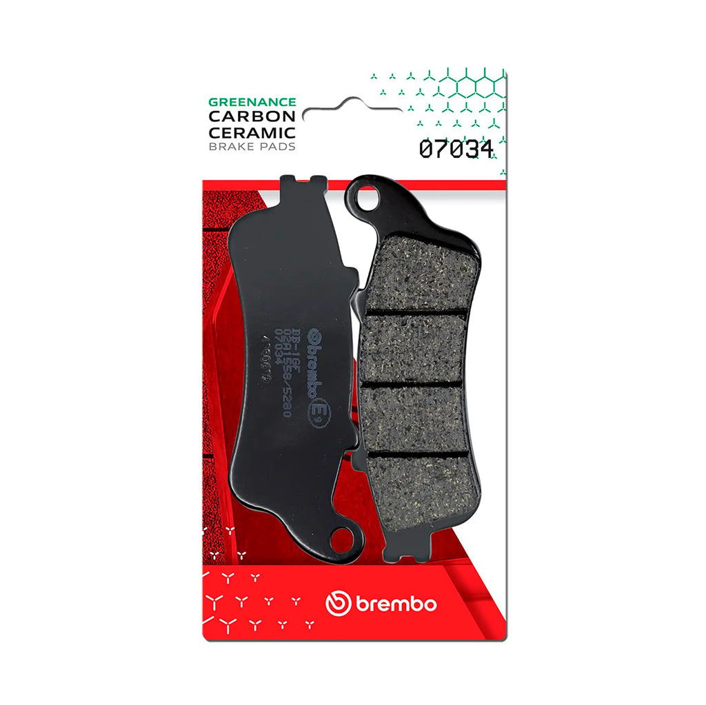 BREMBO 07034 CC Carbon Ceramic brake pad official image 1