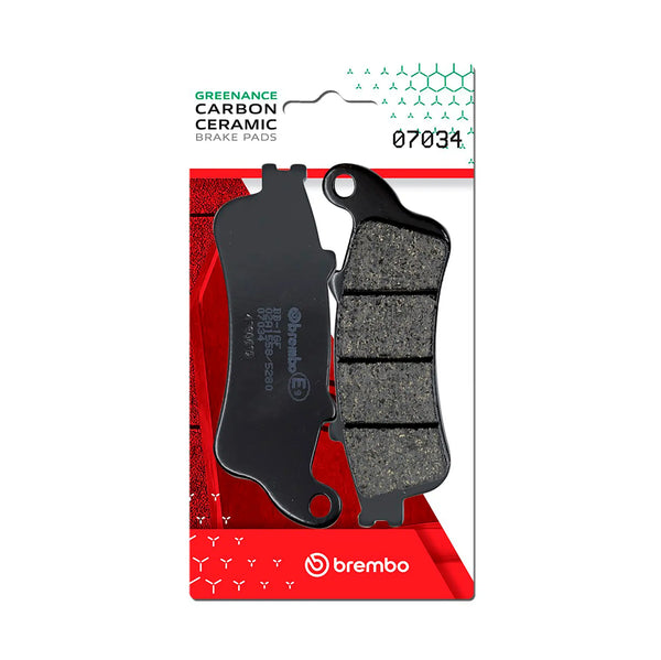 BREMBO 07034 CC Carbon Ceramic brake pad official image 1