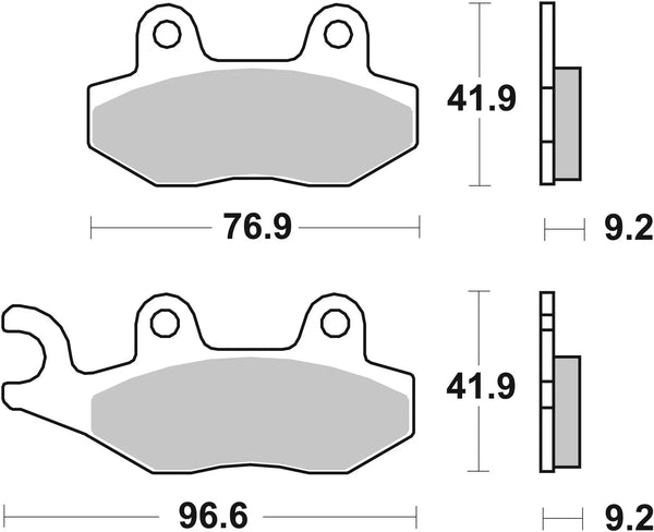 BREMBO 07035 CC Carbon Ceramic brake pad official image 3