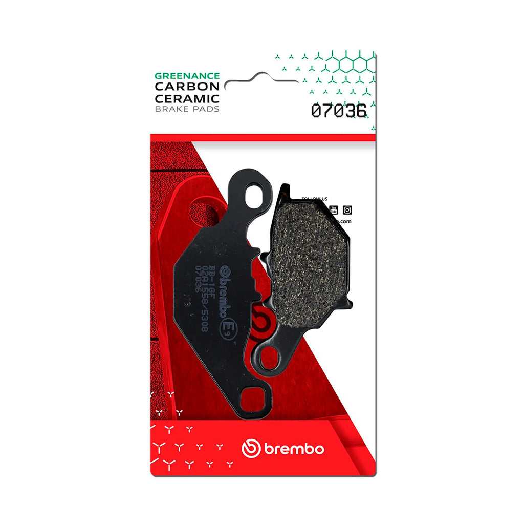 BREMBO 07036 CC Carbon Ceramic brake pad official image 1