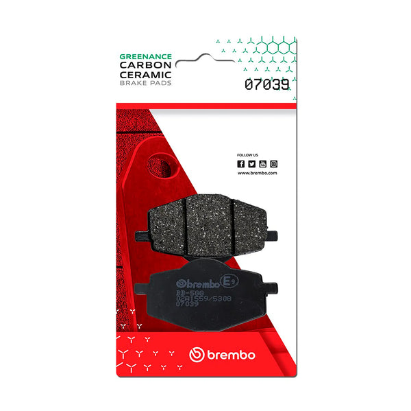 BREMBO 07039 CC Carbon Ceramic brake pad official image 1