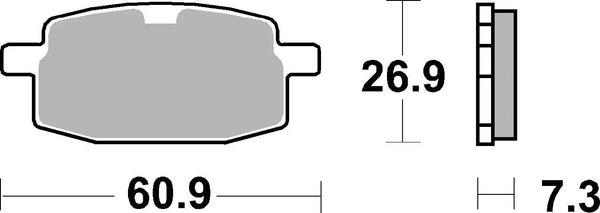 BREMBO 07041 CC Carbon Ceramic brake pad official image 3
