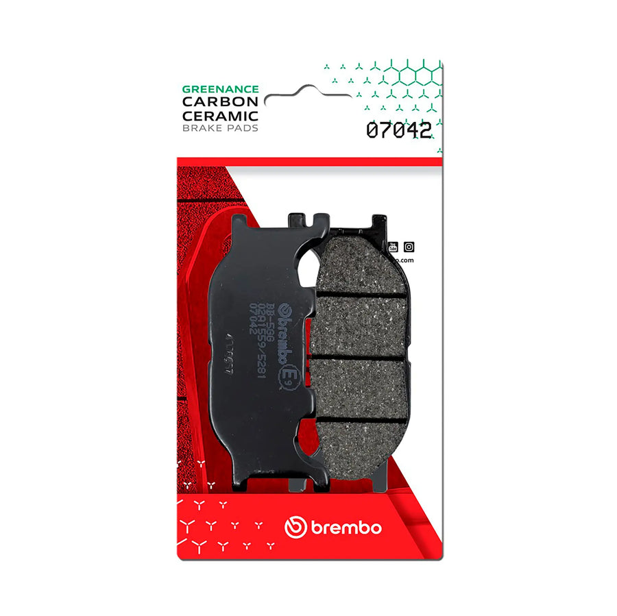 BREMBO 07042 CC Carbon Ceramic brake pad official image 1