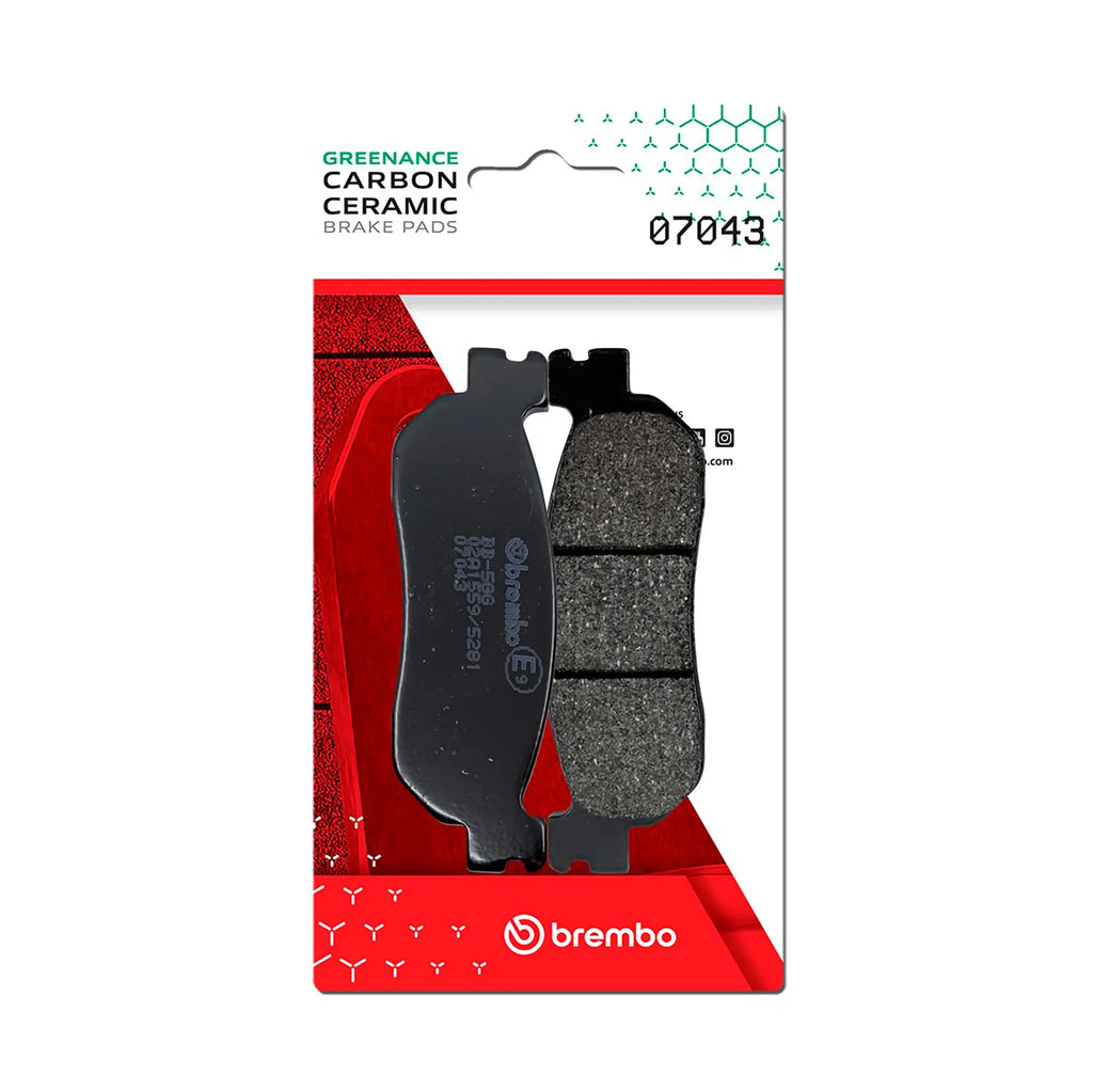 BREMBO 07043 CC Carbon Ceramic brake pad official image 1