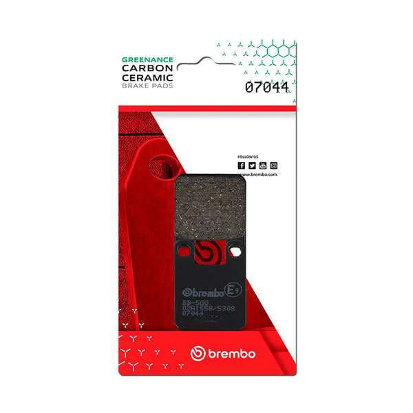 BREMBO 07044 CC Carbon Ceramic brake pad official image 1