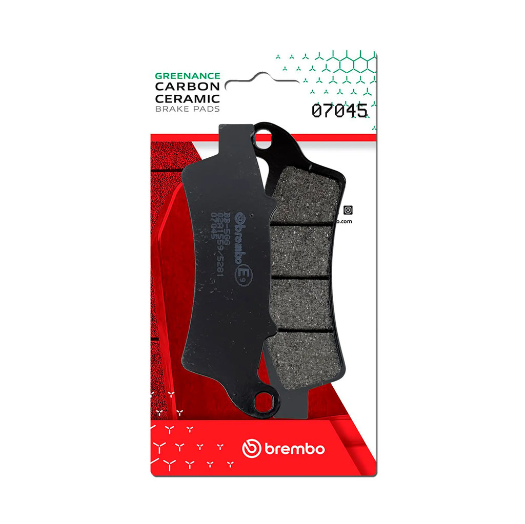 BREMBO 07045 CC Carbon Ceramic brake pad official image 1