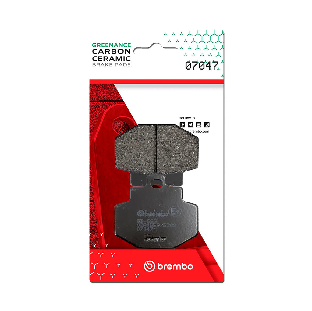 BREMBO 07047 CC Carbon Ceramic brake pad official image 1