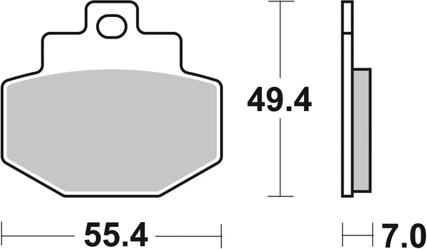 BREMBO 07047 CC Carbon Ceramic brake pad official image 3
