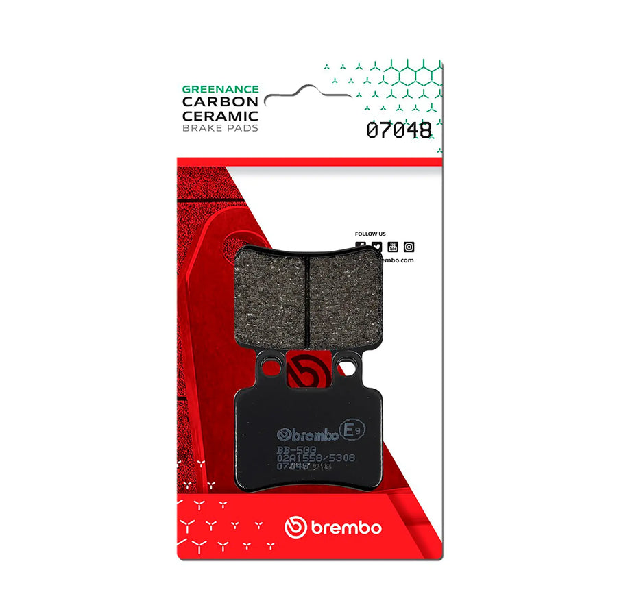 BREMBO 07048 CC Carbon Ceramic brake pad official image 1
