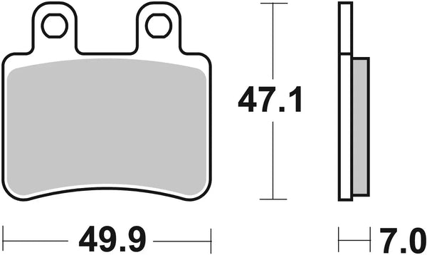 BREMBO 07048 CC Carbon Ceramic brake pad official image 3