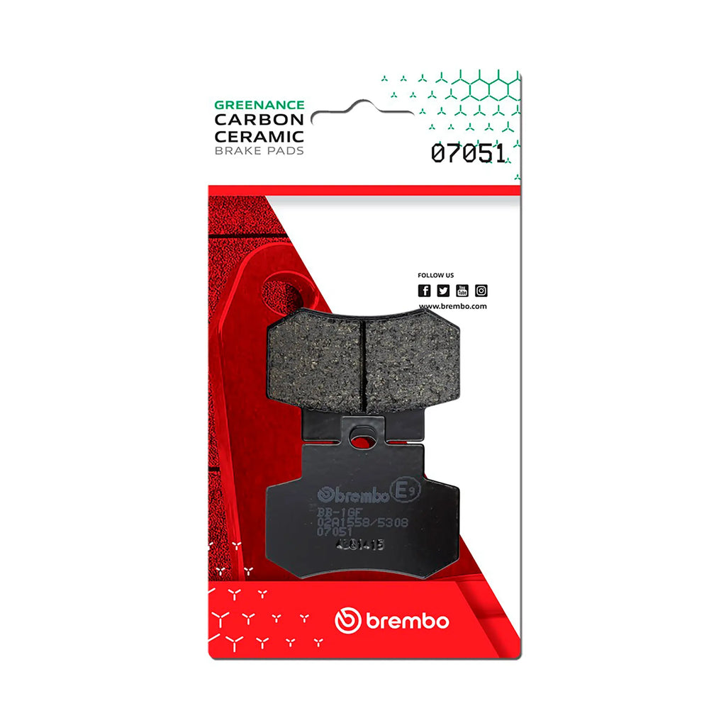 BREMBO 07051 CC Carbon Ceramic brake pad official image 1
