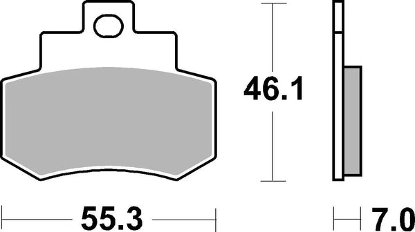 BREMBO 07051 CC Carbon Ceramic brake pad official image 3