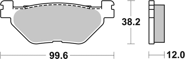 BREMBO 07052 CC Carbon Ceramic brake pad official image 3