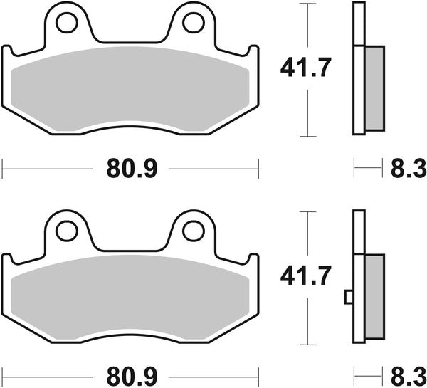 BREMBO 07055 CC Carbon Ceramic brake pad official image 3