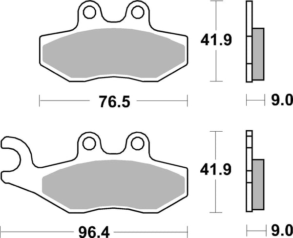 BREMBO 07056 CC Carbon Ceramic brake pad official image 3
