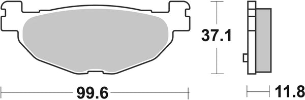 BREMBO 07059 CC Carbon Ceramic brake pad official image 3