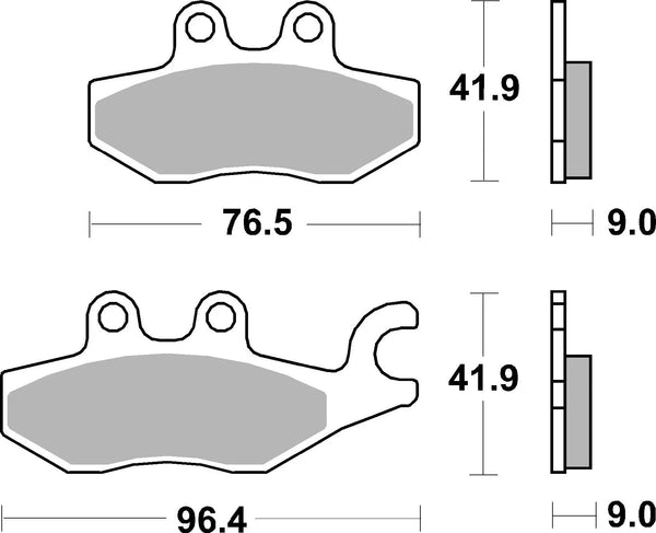 BREMBO 07060 CC Carbon Ceramic brake pad official image 3