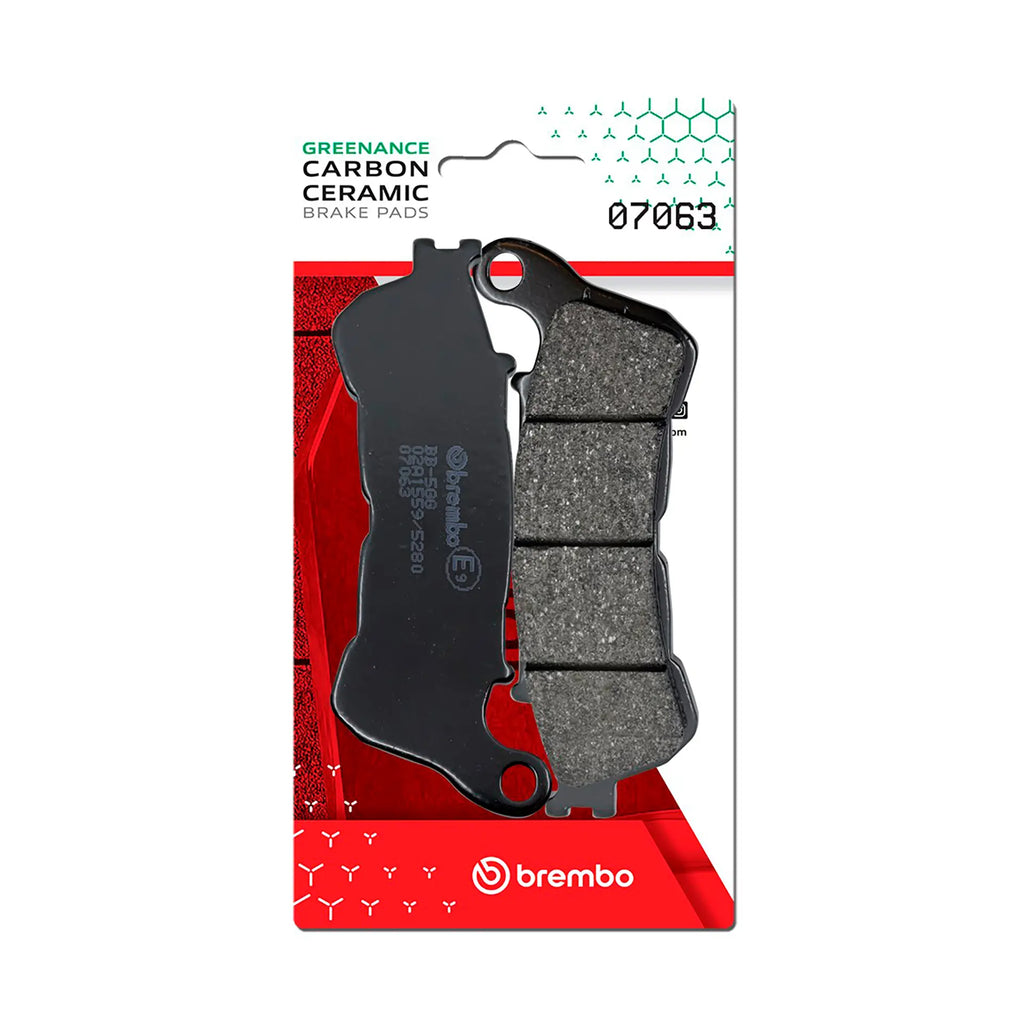BREMBO 07063 CC Carbon Ceramic brake pad official image 1