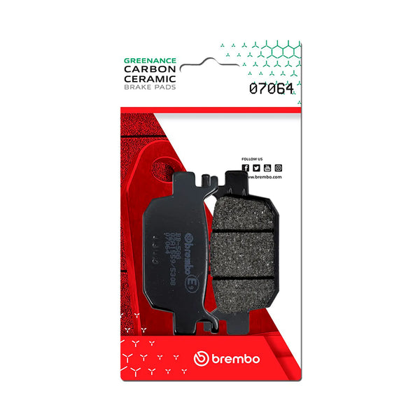 BREMBO 07064 CC Carbon Ceramic brake pad official image 1