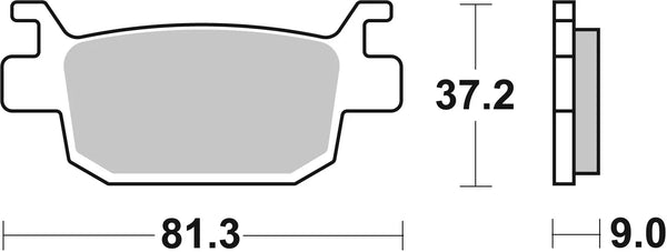 BREMBO 07064 CC Carbon Ceramic brake pad official image 3