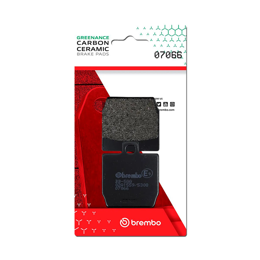 BREMBO 07066 CC Carbon Ceramic brake pad official image 1