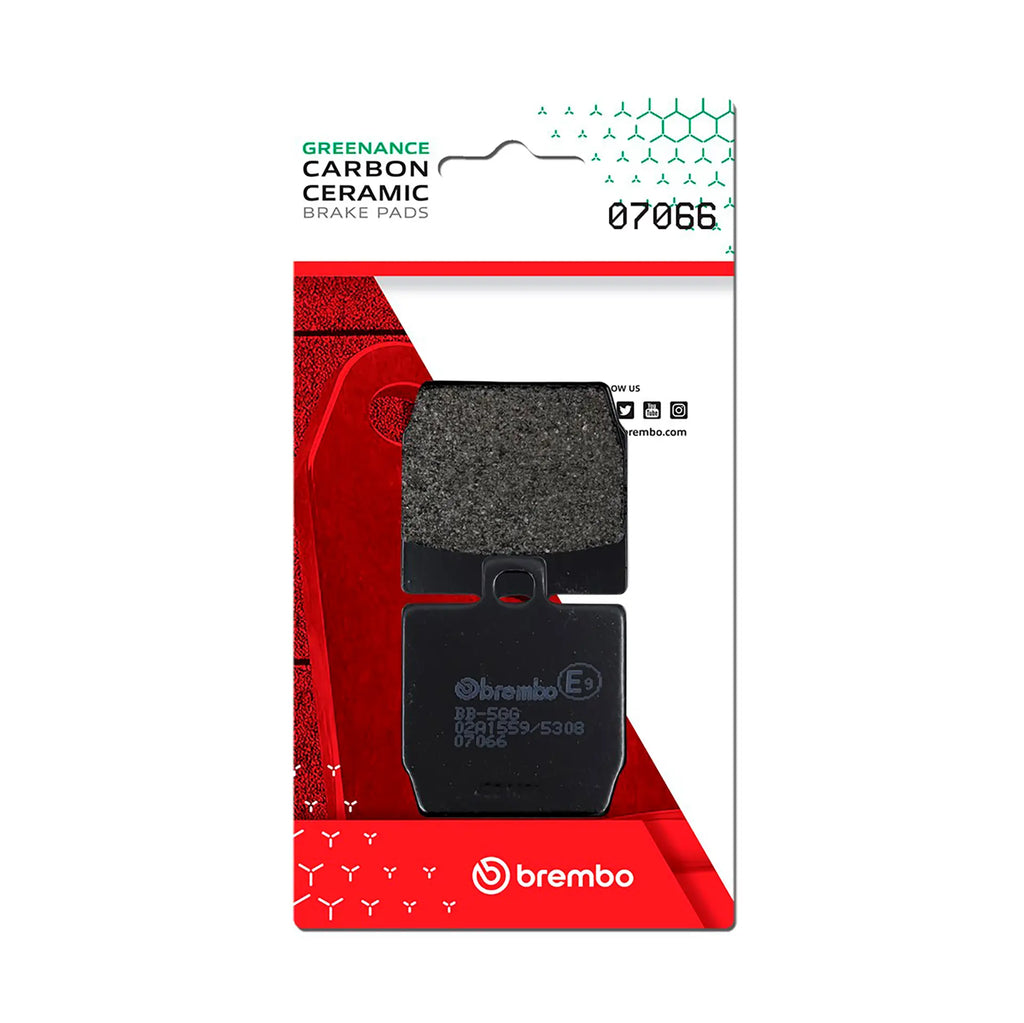 BREMBO 07066 CC Carbon Ceramic brake pad official image 1