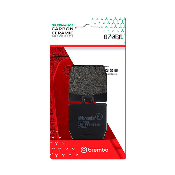 BREMBO 07066 CC Carbon Ceramic brake pad official image 1