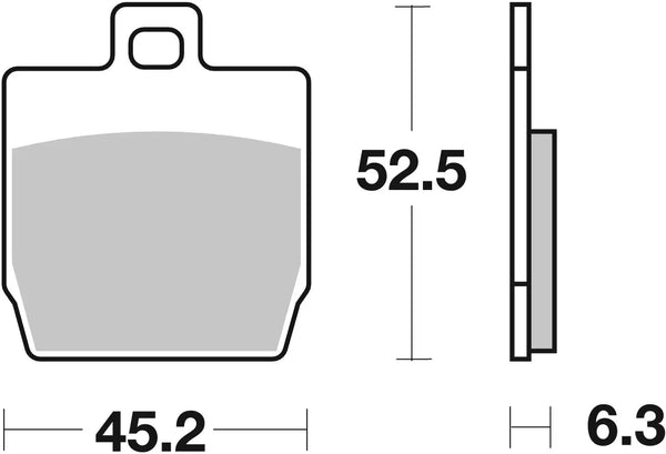 BREMBO 07066 CC Carbon Ceramic brake pad official image 3