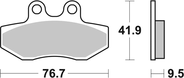 BREMBO 07068 CC Carbon Ceramic brake pad official image 3