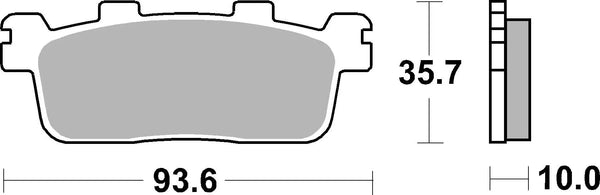 BREMBO 07069 CC Carbon Ceramic brake pad official image 3