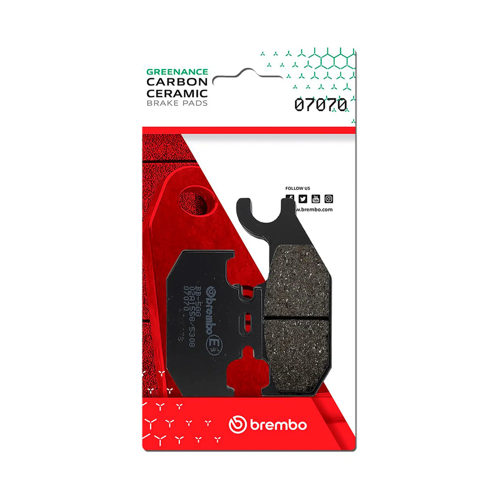 BREMBO 07070 CC Carbon Ceramic brake pad official image 1