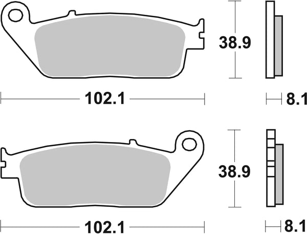 BREMBO 07074 CC Carbon Ceramic brake pad official image 3