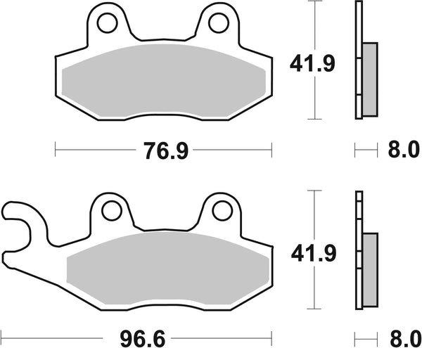 BREMBO 07076 CC Carbon Ceramic brake pad official image 3