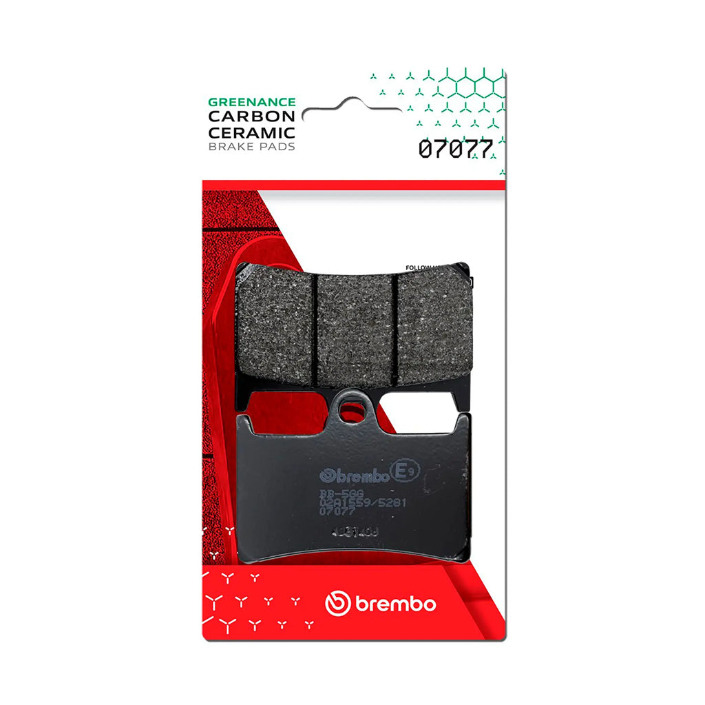 BREMBO 07077 CC Carbon Ceramic brake pad official image 1