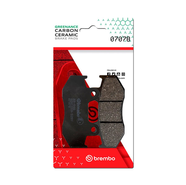BREMBO 07078 CC Carbon Ceramic brake pad official image 1