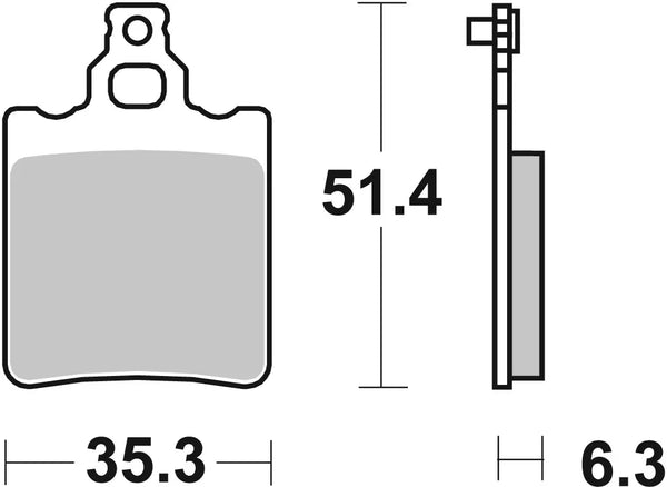 BREMBO 07084 CC Carbon Ceramic brake pad official image 3