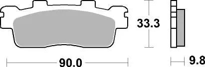 BREMBO 07085 CC Carbon Ceramic brake pad official image 3
