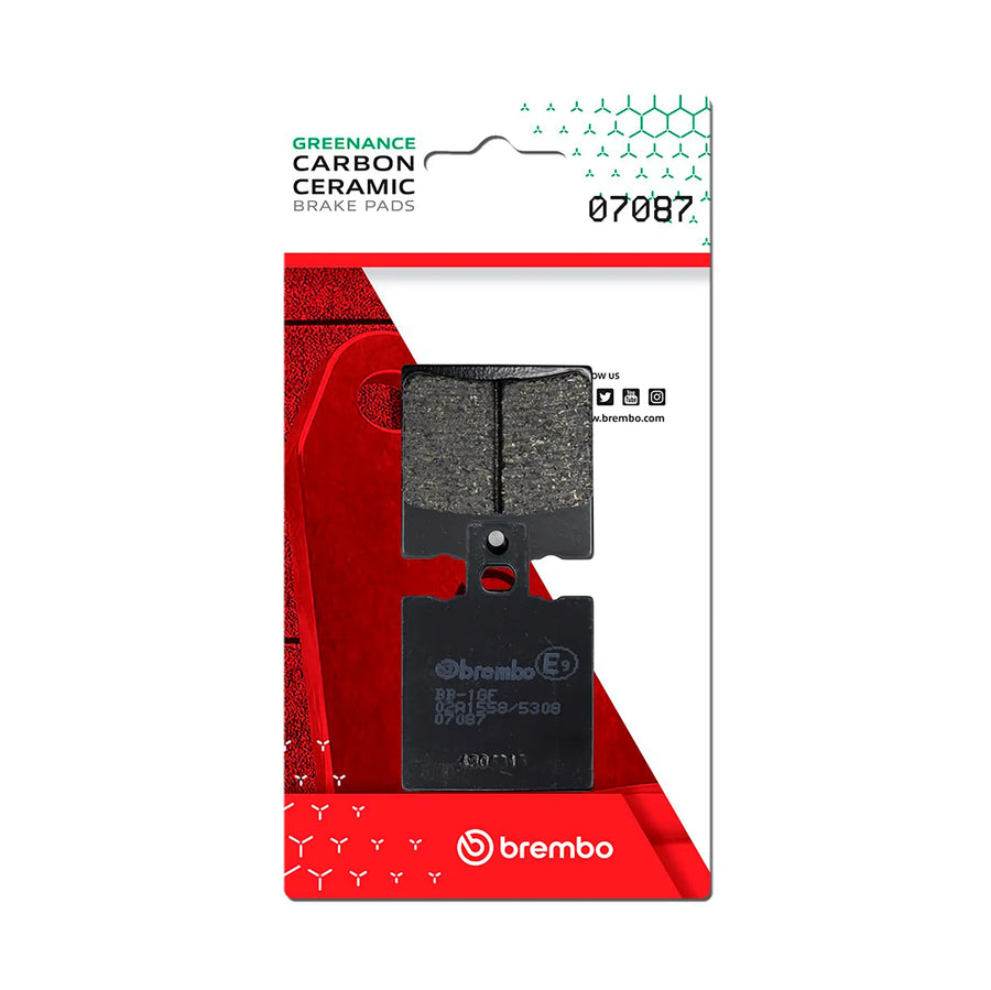 BREMBO 07087 CC Carbon Ceramic brake pad official image 1