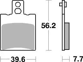 BREMBO 07087 CC Carbon Ceramic brake pad official image 3