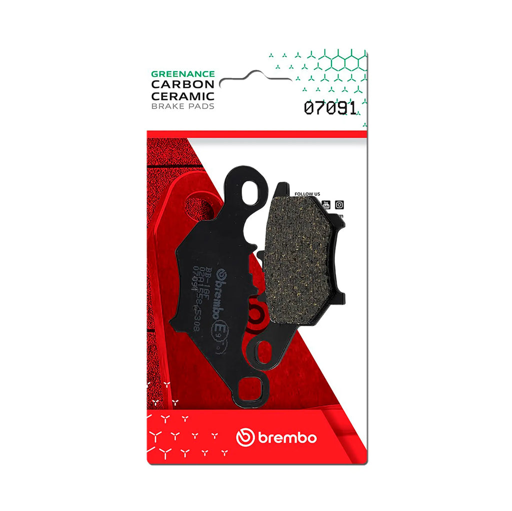 BREMBO 07091 CC Carbon Ceramic brake pad official image 1