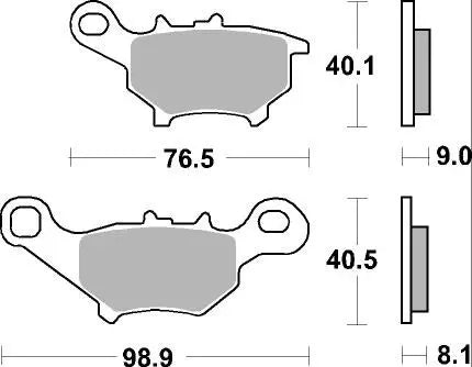 BREMBO 07091 CC Carbon Ceramic brake pad official image 3