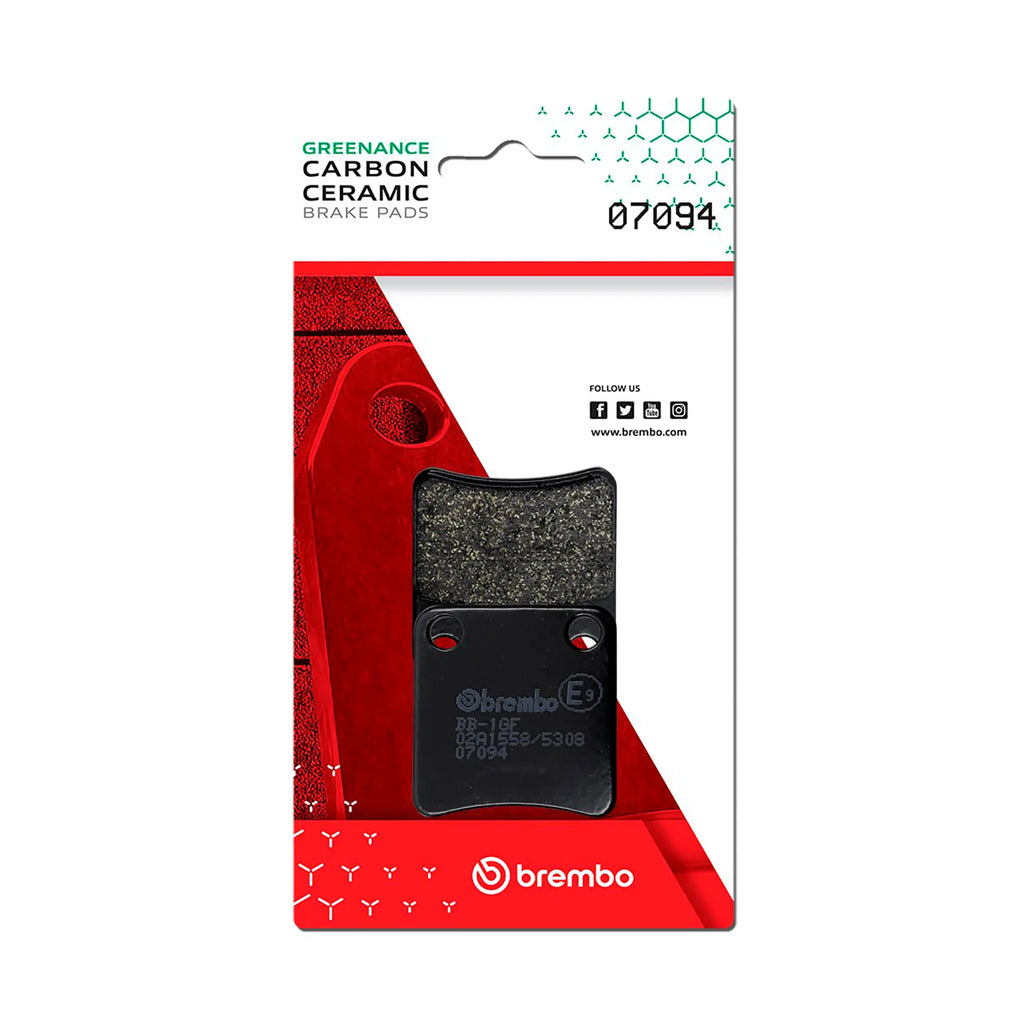 BREMBO 07094 CC Carbon Ceramic brake pad official image 1