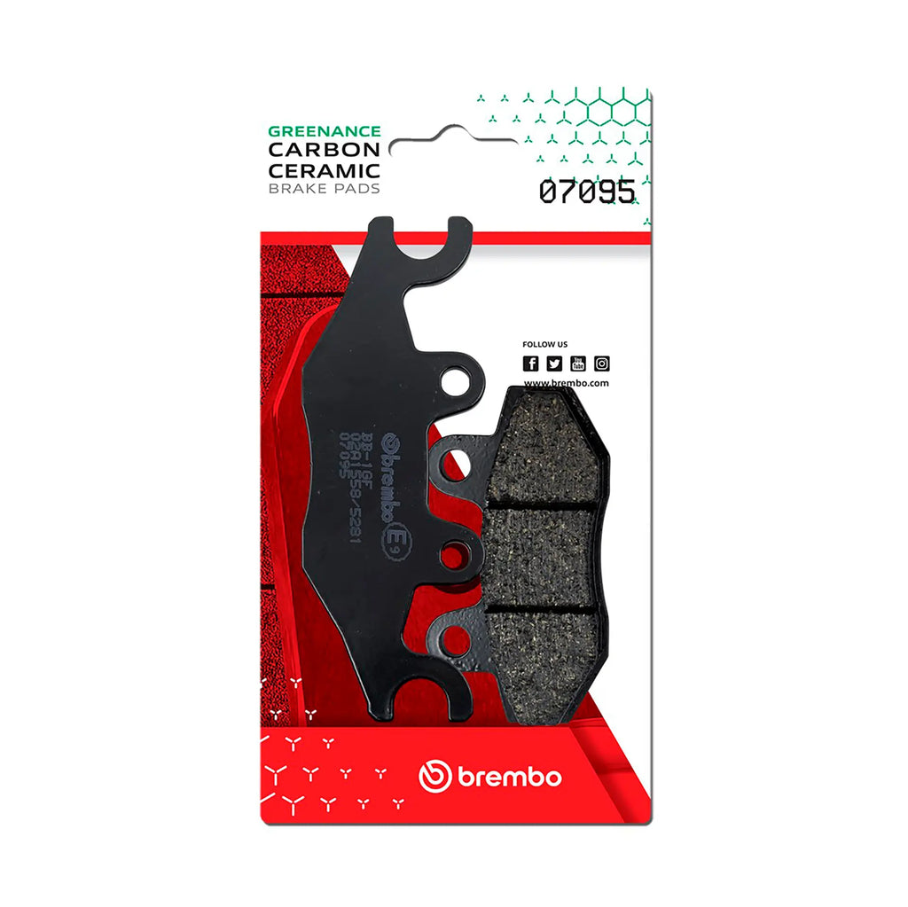 BREMBO 07095 CC Carbon Ceramic brake pad official image 1