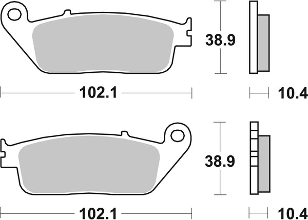 BREMBO 07096 CC Carbon Ceramic brake pad official image 3